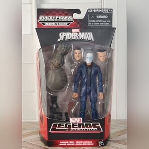 New Marvel Legends Series Savage Force Chameleon BAF Rhino, Spiderman